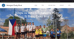 Desktop Screenshot of nohejbal-ceskybrod.cz